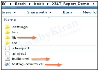 xslt report package