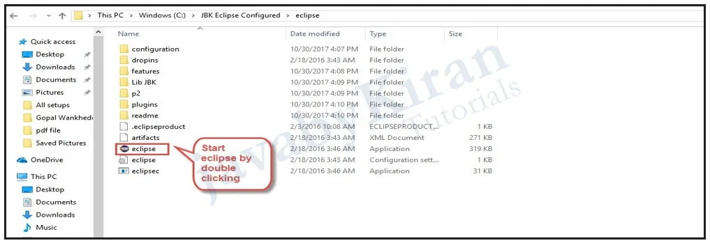 steps to install eclipse