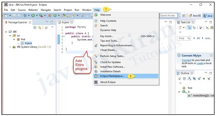 add plugins in java project in eclipse