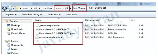 maven local repository in eclipse