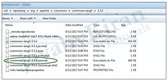 configuring maven download source and javadoc