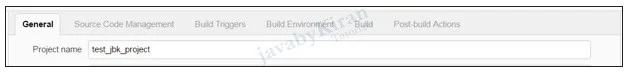 configuring jenkins project