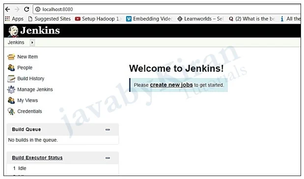 configuring jenkins project