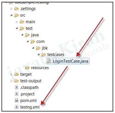 writing testng classes