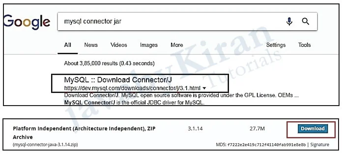 mysql connector jar