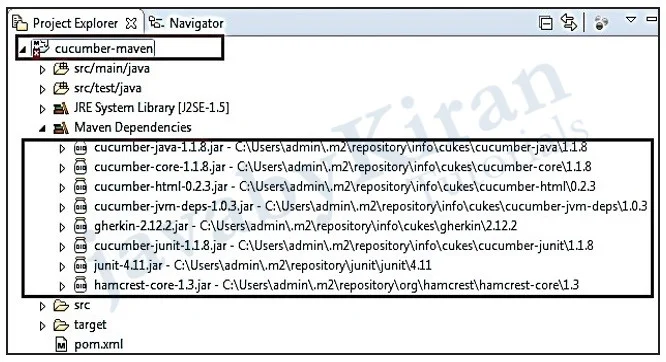 cucumber maven project structure