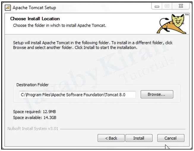 apache tomcat server installation