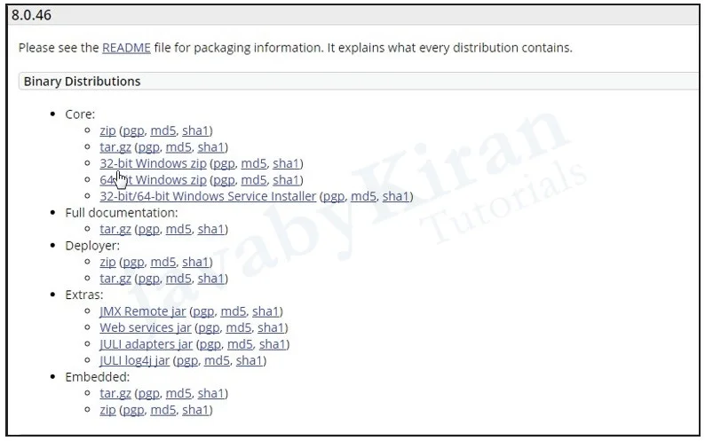 apache tomcat server installation