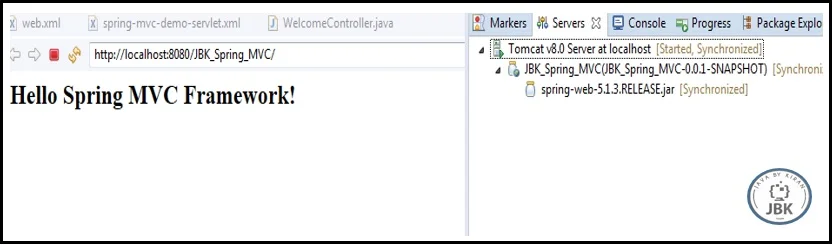 MVC Project Output