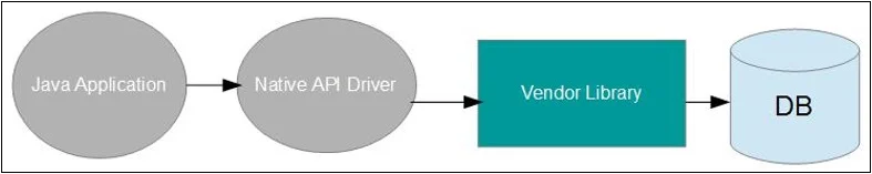 Type 2 JDBC Driver Model