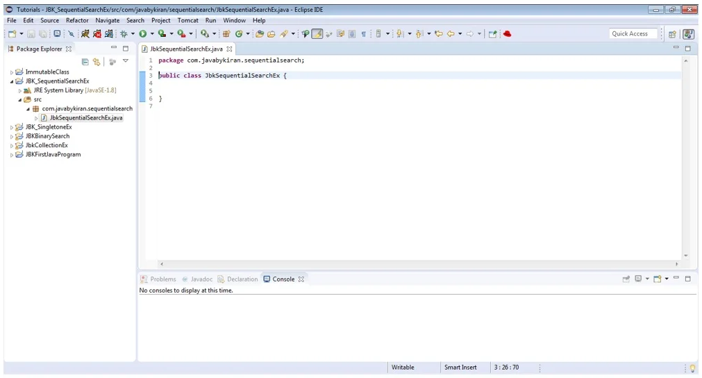 Create a New Java Project in Eclipse