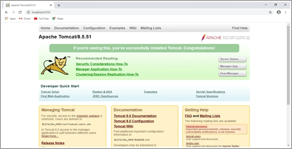 Deploying WAR File using Tomcat